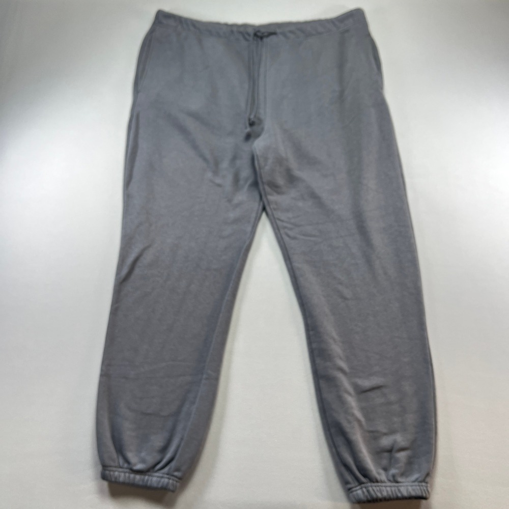 No Boundaries Sweatpants Mens XL Charcoal Gray Fleece Lined Cotton Tapered Leg
